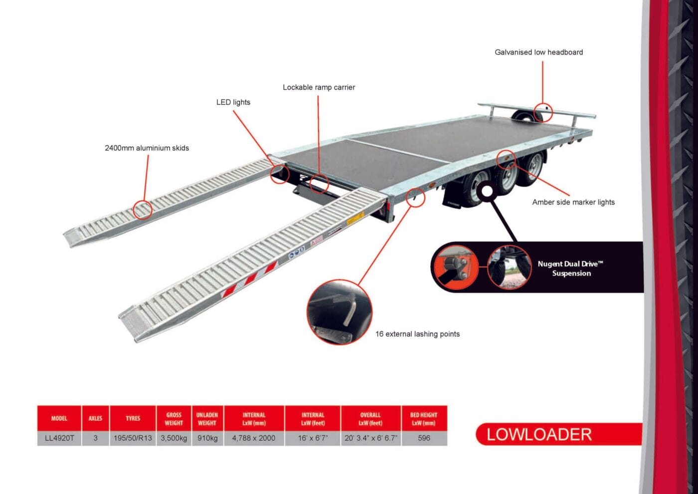 Nugent Trailers' Lowloader  Nugent Trailers' Lowloader