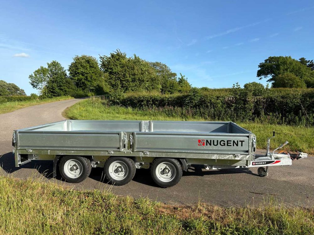 Nugent 14’ x 6’7” Twin Axle Flatbed Trailer