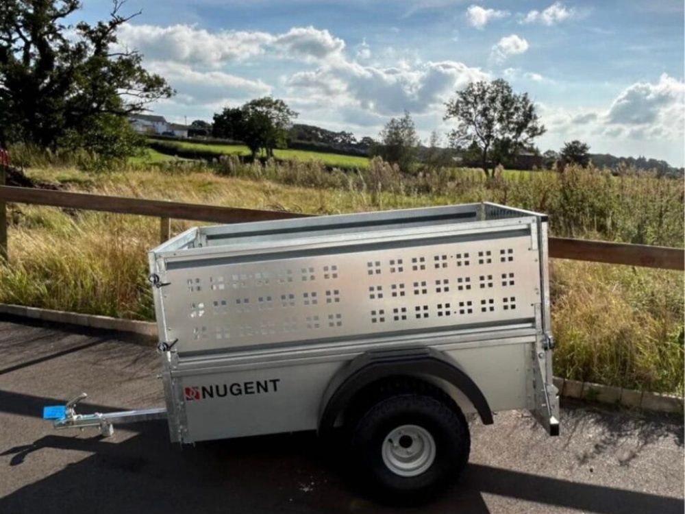 Nugent 6' x 3" Single-Axle Quad Trailer