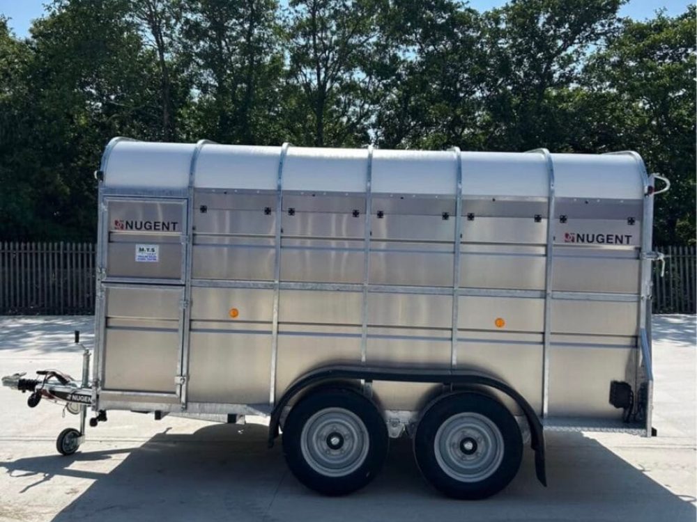 Nugent 12' x 6" twin Axle Cattle Trailer