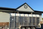 Nugent 14' x 6" Tri Axle Sheep Deck Trailer