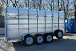 Nugent 14' x 6" Tri Axle Cattle Trailer